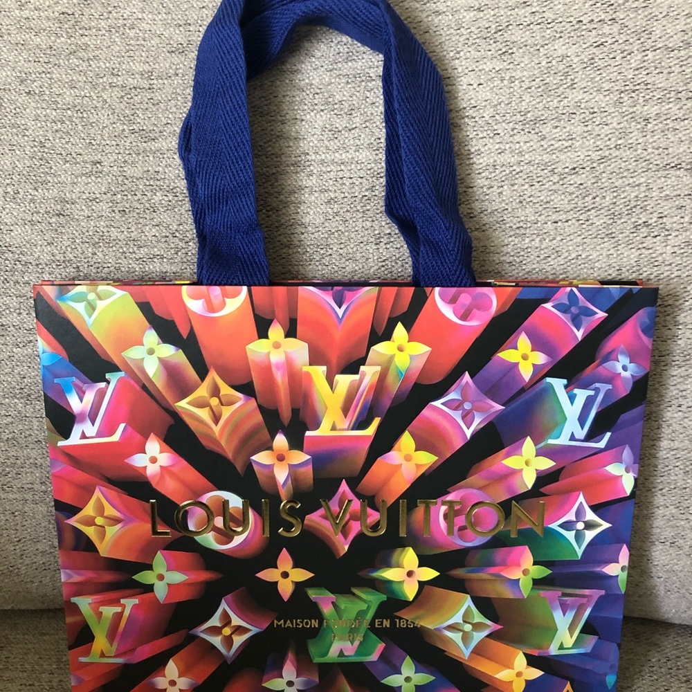 Louis Vuitton holiday shopping bag